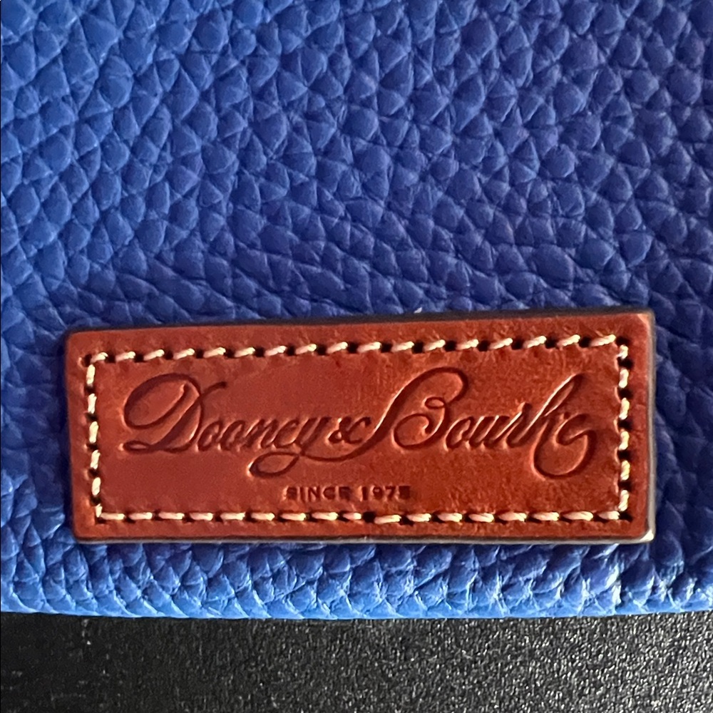 Dooney & Bourke Black and Blue Crossbody Bag with LA Emblem - Picture 4 of 7